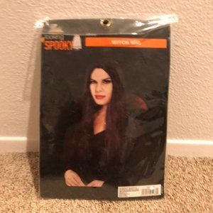 Long Black Halloween Wig